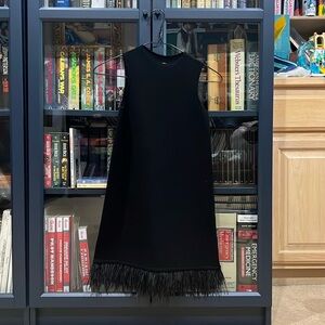 Girls Black Fringe Milly Minis Dress. Size 10